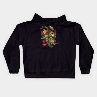 Heir To The Throne Gold Kids Hoodie